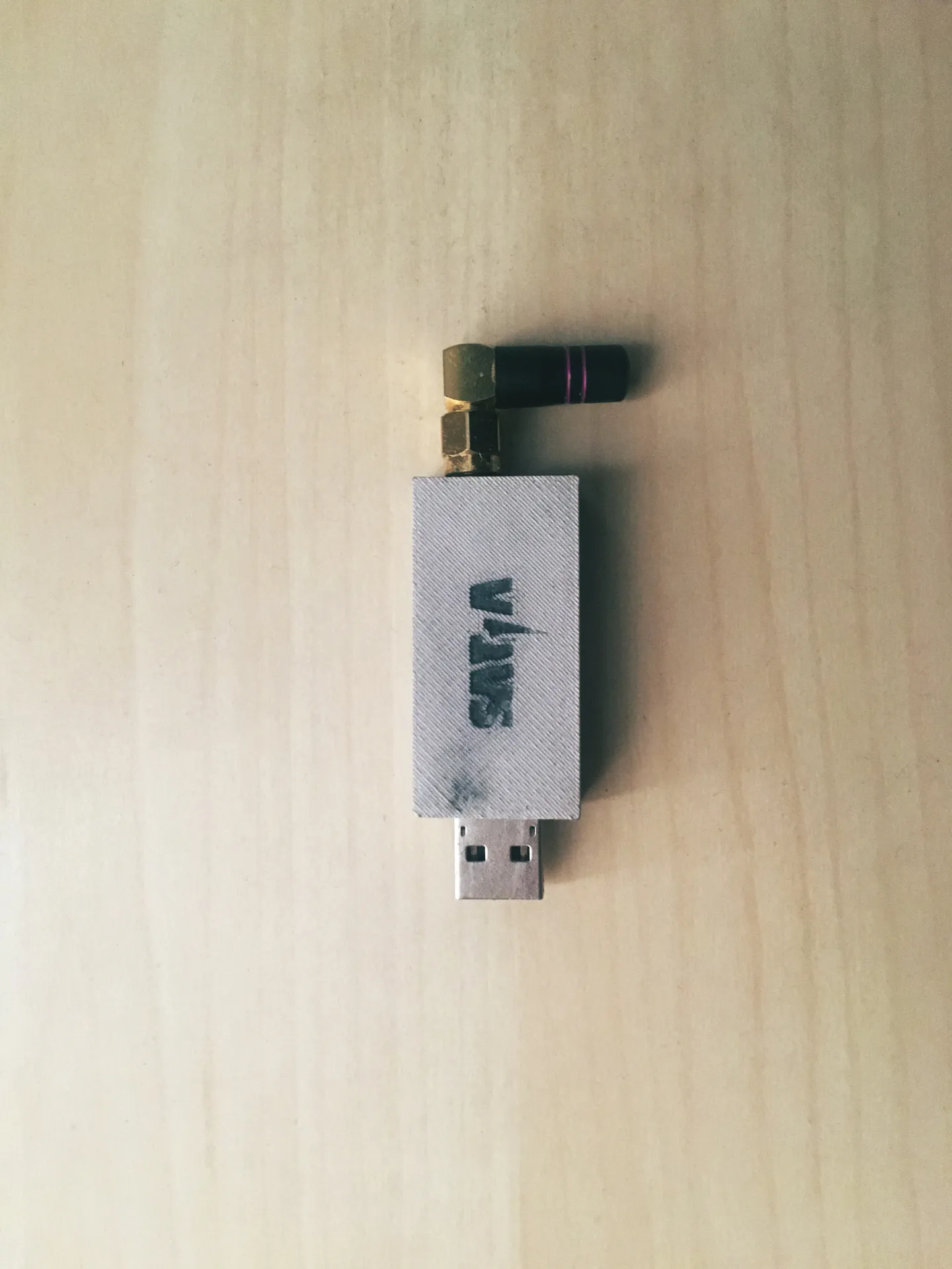 3D-printed USB receiver casing for SG-1.