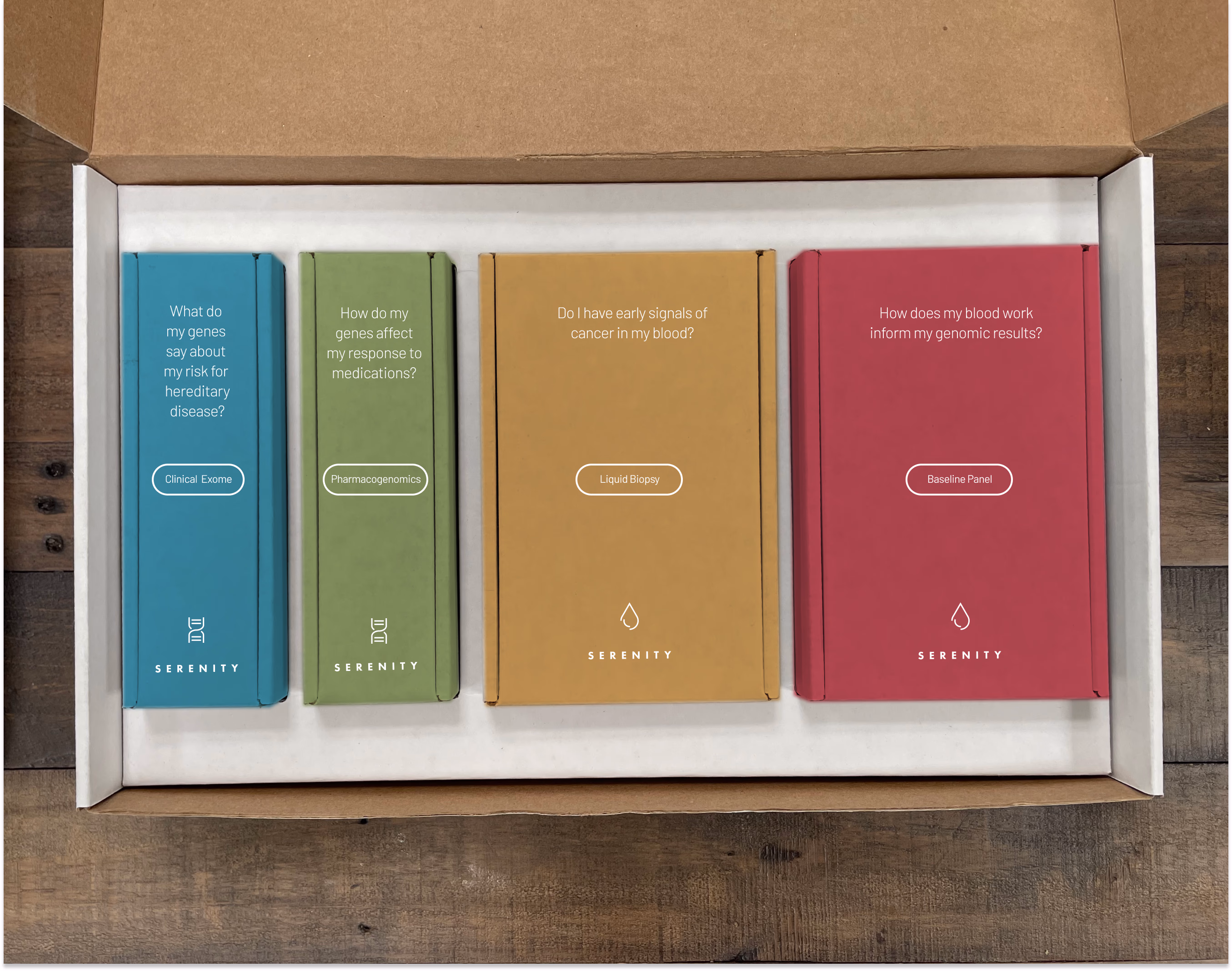First physical prototype of the Serenity Concierge Collection Kit.