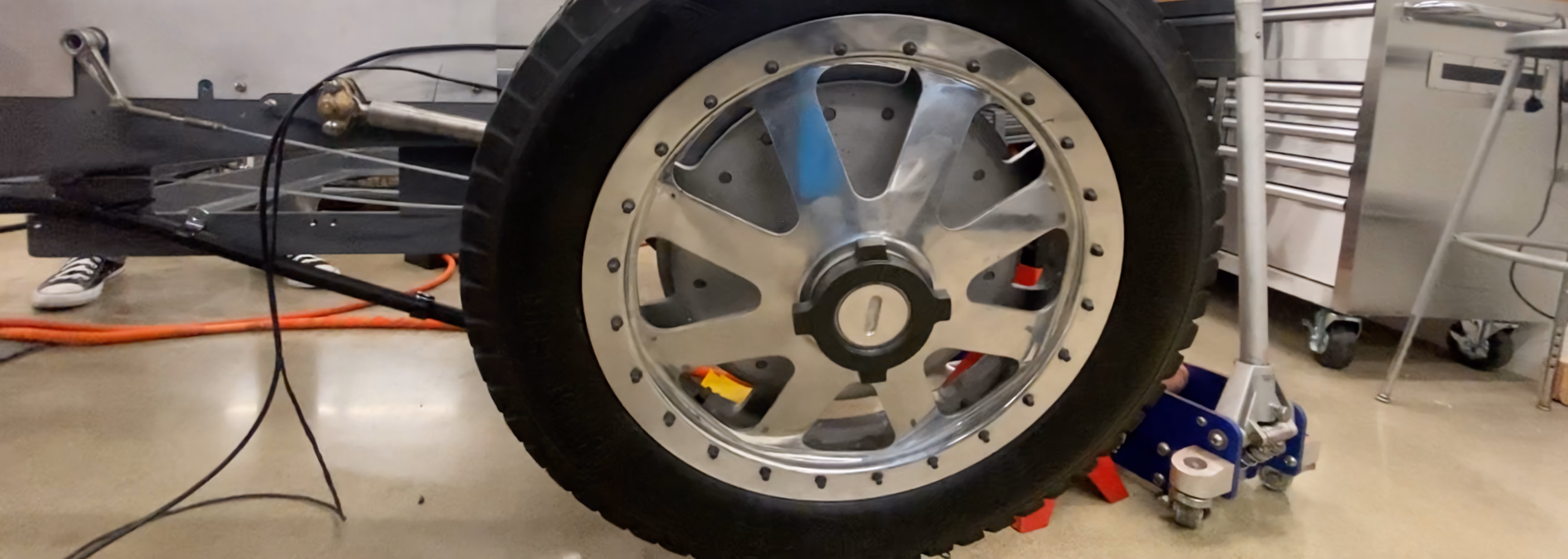Vatio prototype wheel detail.